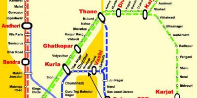 Mumbai central line-stationer karta