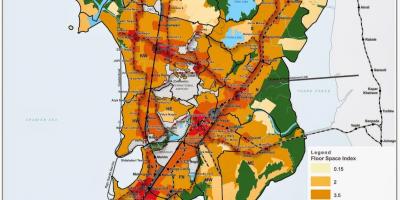 CRZ karta över Mumbai