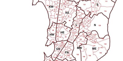 Mumbai karta område klokt